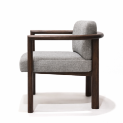 Silla LB Canorá - Diseño artesanal en cuero y madera maciza